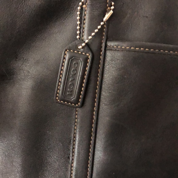 Vintage Coach black tote - Picture 2 of 7